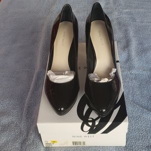 Nine West Plateauo Black Le High Heels Size 10